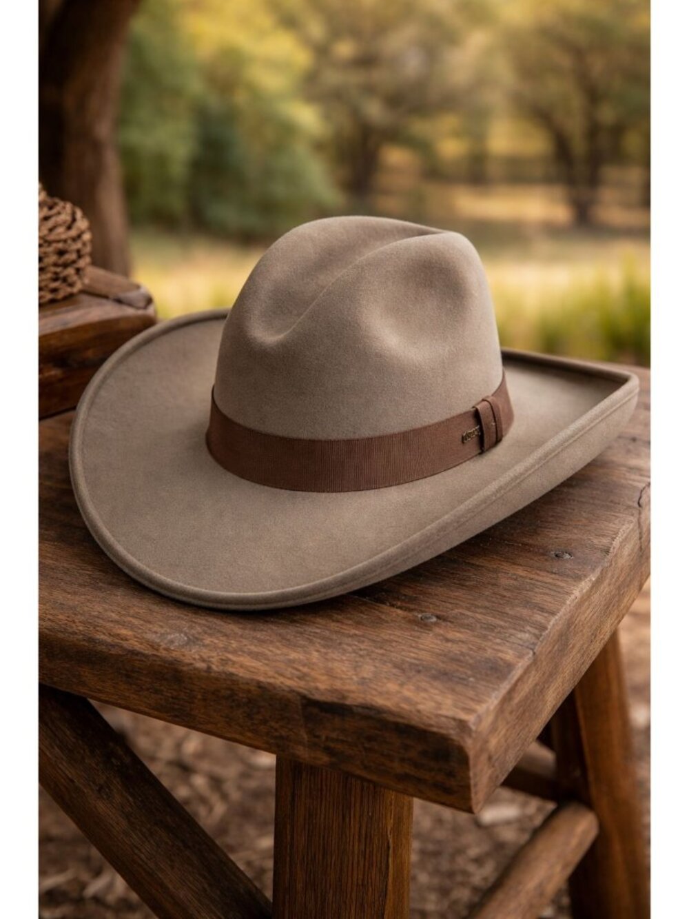Bailey Western Clayton Cowboy Hat 3X Beaver Wool Blend Gus Crown Brown Western